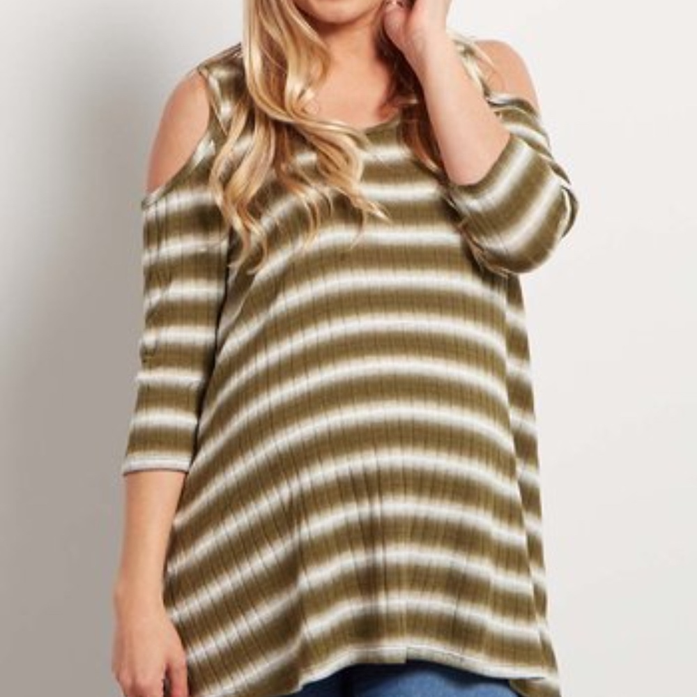 Pink blush maternity top